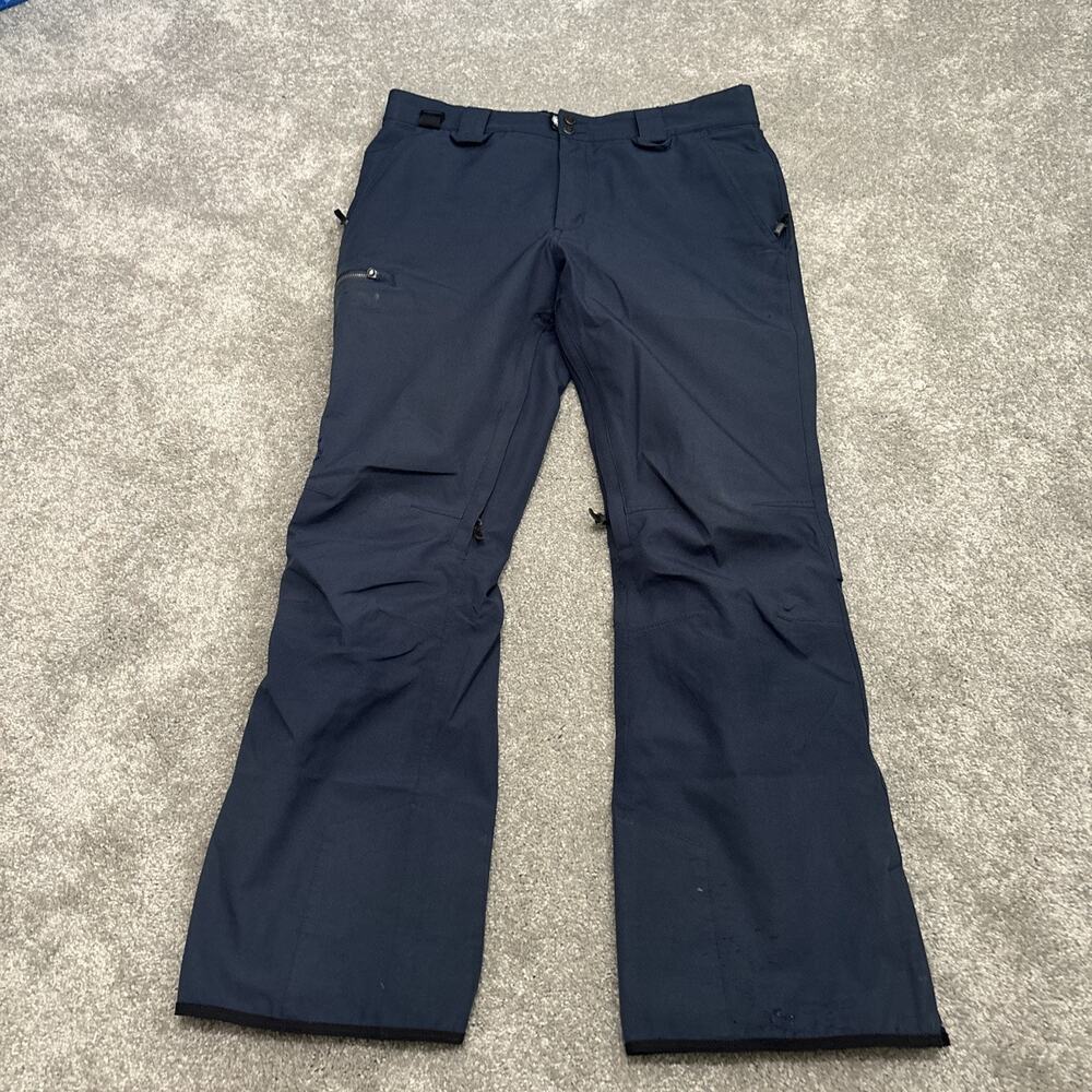 Saga Outerwear Snowboard Pants Men Large Vented Zip Blue Outdoors